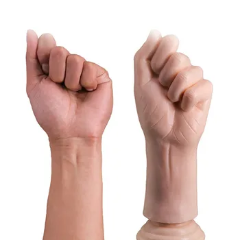 Didžiulis Rankos Kumštį Vibratorių Moterų Masturbacija G-spot Massager Hand Palmių Dildo Didelis Analinis Kaištis Suaugusiems, Sekso Žaislai Moteris