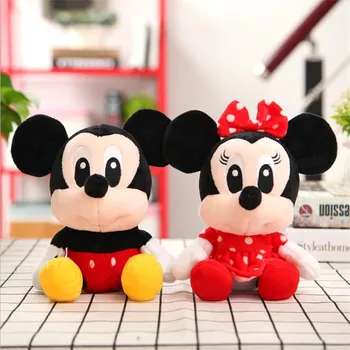 Disney Automobilių Mickey Mouse Minnie Pliušiniai Žaislai Gyvūnams Dygsnio Tigras Vigny Lokys Įdaryti Lėlės PP Medvilnės Vaikų Gimtadienio Dovanos