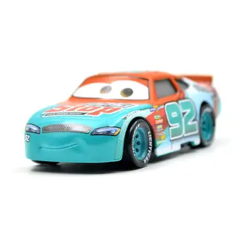 Disney Pixar Cars 3 Lenktynių Centras Murray Clutchburn NR. 92 Metalo Diecast Žaislas Automobilis 1:55 Prarasti visiškai Naujas Akcijų žaislai vaikams
