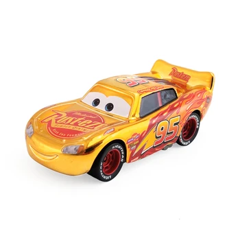 Disney Pixar lenktynės 3 40 stilių electroplated sidabro McQueen ir automobilių king 1:55 lieto metalo lydinio automobilių berniukas vaikų žaislas dovana