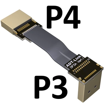 DisplayPort Išplėtimo Kabelis DP 4K 8K 60Hz 1.4 V Laidas Alkūnė specialus Adapteris, 5cm-2m FPC Display Port Juostelės Vienodo Moterų Laikiklis