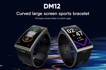 DM12 Smart Watch Vyrų, Moterų 2020 m. IP68 Vandeniui 1.91 colių Širdies ritmas, Kraujo Spaudimo Monitorius Smartwatch 