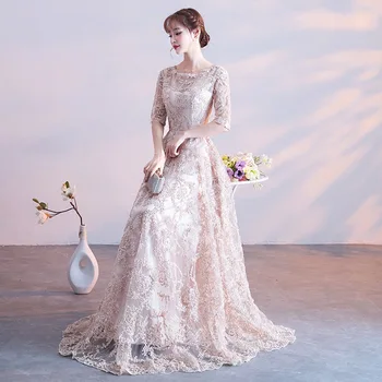 DongCMY 2020 naujų Gamtinių Juosmens Prom dresses mados vestidos Moterims Gėlių ilgas šalis Suknelė