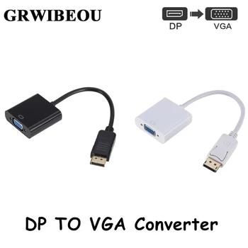DP-VGA Adapteris DisplayPort DP-VGA Kabelis Vyrų ir Moterų DP-VGA Konverteris, skirtas PC Kompiuteris, Nešiojamas HDTV Monitorius, Projektorius,