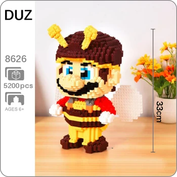 DUZ Super Žaidimas Mario Bičių Mario Pav Blokai 3D Modelį 