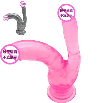 Dviejų Vibratorių Dvigubas Dildo Super didelis Didelis Dildo siurbtukas Tikroviškas Dildo Lesbiečių Sekso Storas Penis Sekso Žaislai Moters Masturbacija
