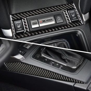 Dėl Subaru Forester SJ aksesuarų, Įrankių Skydelis, centrinė Konsolė papuošti anglies pluošto, automobilių vidaus apdailos lipdukai 2017