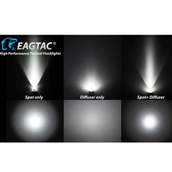 EAGTAC P25LC2 Difuzorius XML2 Vietoje Potvynių Šviesos Super Ryškus LED Žibintuvėlis CW NW 18650 CR123A Baterijos