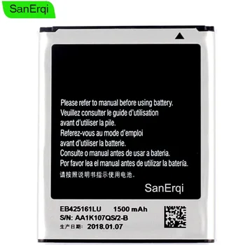 EB425161LU Baterijos Samsung Galaxy J1 mini J105B S3 SIII MINI I699 S7562 S9920 I8190 I8160 S7560 1500mAh Baterija
