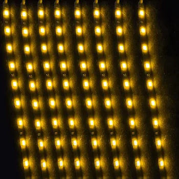 EE palaikymas 8 Vnt 15 LED 12V 30CM Žibintai, Grotelės, Lankstus, atsparus Vandeniui Led Šviesos Juostelės SMD Automobilių Reikmenys