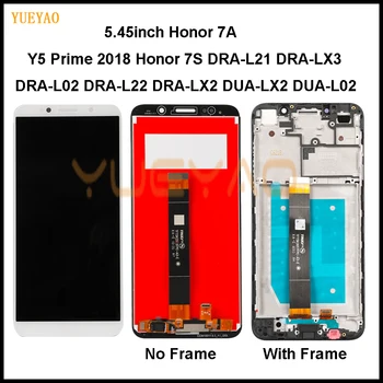 Ekrano ir Huawei Y5 Premjero 2018 LCD Ekranas Jutiklinis Ekranas Naujas Garbę 7S DUA-L22 DUA L02 L22 LX2 Už Huawei Honor 7A LCD Ekranas