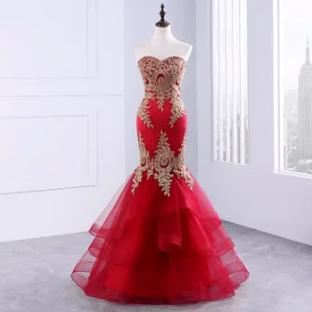 Elegantiškas Off Peties vakarinę Suknelę 2020 Vestido De Festa Backless Undinė Oficialų Prom Dresses su Siuvinėjimo Pakopų GGF-87