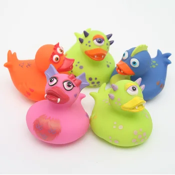 ESALINK 5VNT Plūduriuojantis Antis Kūdikių Maudyklų Vandens Žaislai Dinozaurų Formos Gumos Ančių vaikų Žaislų Gimtadienio Vaikų Dienos Dovanų Šalis