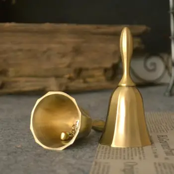 Europos bronzos metalo bell metallic bell baras Mokyklos Priėmimo Vakarienė Medienos Parduotuvė Viešbutis Vertus Bell Kalėdų žaislas