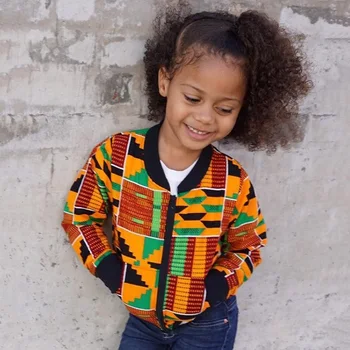 Europos Ir Amerikos Berniukų Ir Mergaičių Drabužių Afrikos Boho Stiliaus Atspausdinta Marškinėliai su Užtrauktuku Striukė Vaikų Drabužiai