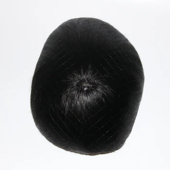 Eversilky Vyrų Toupee Originalus Žmonių Plaukų Pleistras Plaukų Pakeitimo Sistema Bauda Vienagijai Siūlai, Perukai Vyrams, Plaukų Toupee