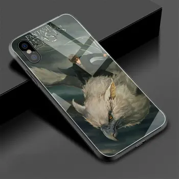 Fantastinis Žvėrys Grūdintas Stiklas Telefono Dangtelį Atveju Iphone, SE 2020 m. 11 Pro 6 6S Plius 7 8 Plus X XS XR XS Max Pusė-suvynioti Atveju