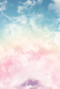 Fantazijos dangus rožinis debesis Foto Backdrops Naujas gimęs kūdikis Gimtadienio Fotografia Sluoksnių fotostudija