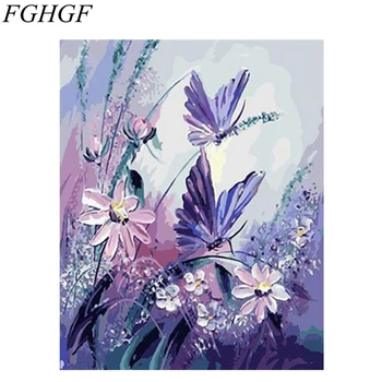 FGHGF Įrėminti Nuotrauką Tapybos Numeriai Modernus Gėlių Namų Dekoro Kambarį Vertus Dovanas