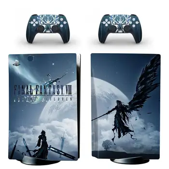 Final Fantasy PS5 Standartinio Disko Leidimas Odos Lipdukas, Decal Padengti 5 PlayStation Konsolės & Valdytojas PS5 Odos, Vinilo Įklijos