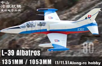 Freewing NAUJA Elektros rc 80 reaktyvinis lėktuvas 80mm epf L-39 Albatros 