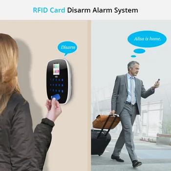 Fuers 5 10vnt Smart RFID Kortelę Keyfobs 125 KHz ID Kortelės Prieigos Kontrolės Kortelės Dirbti su K16 K07 Keyboard G19 W2 Namų Signalizacijos Sistema