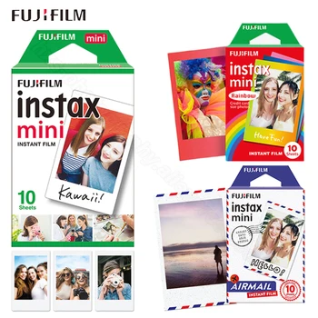 Fujifilm Instax Mini 9 Kino Balta Vaivorykštė oro paštu Momentinių Nuotraukų Popieriaus 30 Lapų 8 9 7s 7 90 25 50i s Akcijų SP-1, SP-2 Kamerų