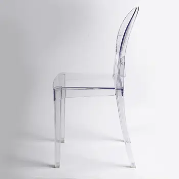Furgle Šiaurės Valgomojo Kėdė Kūrybos Akrilo Plastiko Dvasios Kėdė Kristalų Išmatose, Valgomojo Baldai Permatomas makiažo Kėdė