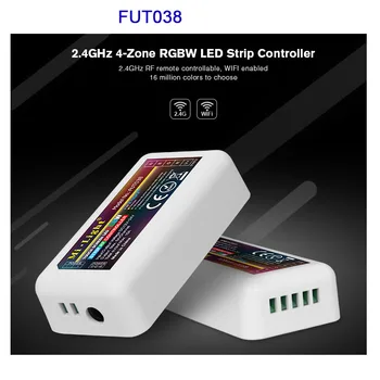 FUT035 FUT036 FUT037 FUT038 FUT039 FUTD02 Miboxer 2.4 G vienos spalvos BMT RGB RGBW DMX512 RGB+BMT dimeris led juostos valdiklis
