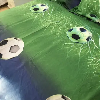 Futbolo paklodės 3D Patalynės Komplektai Antklodė Antklode Padengti Lova Lapų Iš Maišo Pasklido Lovatiesė Bedset Užvalkalas Karalienės Dydžio Dvigubai