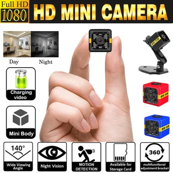 FX01 Mini Kamera HD 1080P Jutiklis Naktinis Matymas vaizdo Kameros Judesio DVR Mikro Kamera, Sporto DV Vaizdo Mažas Fotoaparatas, Kamera 720p Sq11