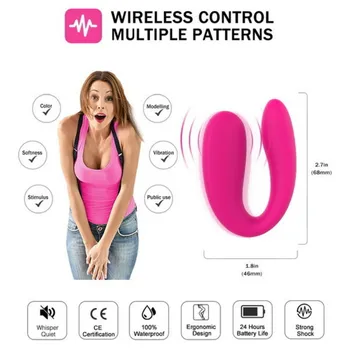 Galingas Vibratorius Suaugusiųjų Žaislai Poroms Klitorio Dildo G Spot U Silikoninis Stimuliatorius Dvigubi Vibratoriai Sekso Žaislas Moterims Orgazmas