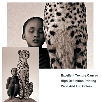Gamtos Afrikos Gyvūnų, Drobė, Tapyba Cheetah ir vaikų Plakatų ir grafikos Sienos Meno Nuotrauką Kambarį Namų Dekoro Cuadros