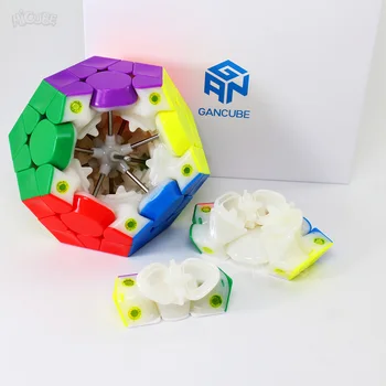 GAN Kubo Magnetinio Megaminxeds Magija Kubeliai Greičio Įspūdį Profesinės Dodecahedron Cubo Magico Profesinės Žaislai Vaikams