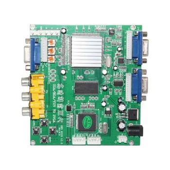 GBS8220 RGBS VGA Dual Išvesties Adapteris CGA/EGA/VGA/YUV Komponentas Signalo Įvesties HD Video Converter Valdyba