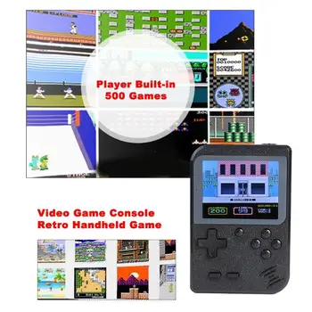 GC26 Nešiojamosios Žaidimų Konsolės Retro Nešiojamą Mini Pocket Žaidimas Grotuvas+ Gamepad Built-in 500 Klasikiniai Žaidimai Vaikams
