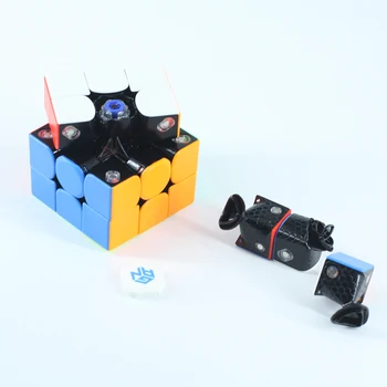 Geriausia Pardavimo Originalaus GAN 356 XS 3x3x3 Magnetinė Dėlionė Pavyzdinė GAN356 X S 3x3 Greitis Magic Cube Cubo Magico Švietimo Žaislas Vaikams