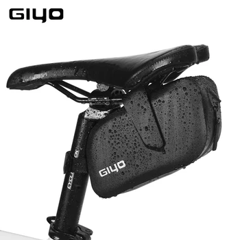GIYO dviračio krepšys bicycle rainproof dviračio krepšys, atsparus smūgiams dviračio balno pagalvių galiniai tailstock lazdele maišelį jojimo įrangos saugojimo krepšys