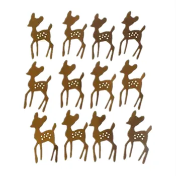 Golden Deer Dryžuotas Šiaudų Vienkartiniai Animacinių filmų Šiaudų Gimtadienio Vaikų Dienos Veikla 12 Krepšiai karvės odos Popieriaus Šiaudų
