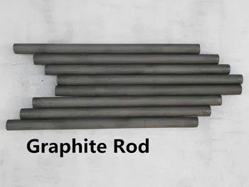 Grafito elektrodų Dia.8*300mm ,grafito lazdelės lydymosi maišymo išlydyto metalo /NEMOKAMAS PRISTATYMAS 4pcs
