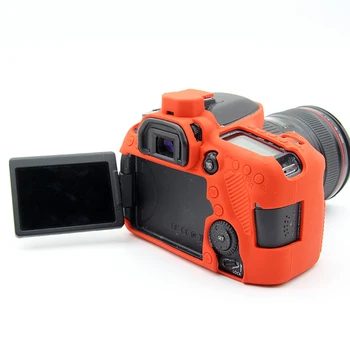 Gražus minkšti Silikoniniai Atveju Canon 80D Kamera Vaizdo Maišelį Fotoaparato krepšys Guma Apsauginė Kūno Padengti Odos Canon EOS 80D 4 Spalvos