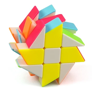 Greitas pristatymas shengshou vėjo malūnas kubo keista nerijos įspūdį magic cube 3x3 kubeliais švietimo žaislai žaislai vaikams žaislai berniukams