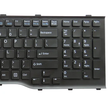 GZEELE Naujas JAV Nešiojamojo kompiuterio Klaviatūra FUJITSU Lifebook AH532 A532 N532 NH532 PN:MP-11L63US-D85 Notepad Pakeitimo anglų klaviatūra
