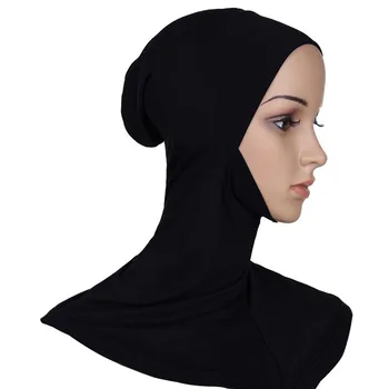 H1148 Minkštas modalinis jersey didesnio dydžio ninja underscarf,mini musulmonišką hidžabą skara,greitas pristatymas,galite pasirinkti spalvas