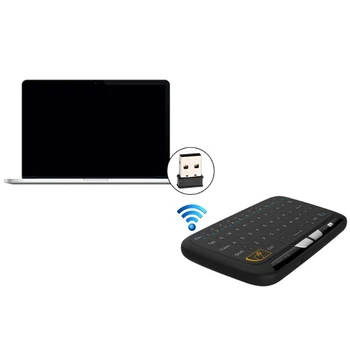 H18 2.4 GHz Mini Wireless Touch Keyboard Oro Pelės PC Nešiojamas Smart Android TV Nuotolinio Valdymo Belaidžio ryšio Pelę