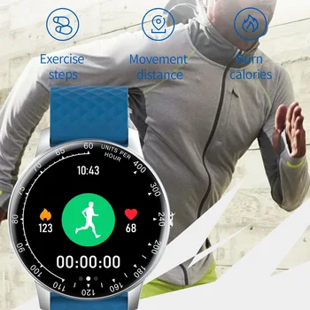 H30 Paprastas Stilius jutiklinių IP68 Vandeniui Smart Žiūrėti Slim Sporto Širdies ritmo Užsakymą Dial Sveikatos Vyrams, Moterims, Apyrankė Smartwatch