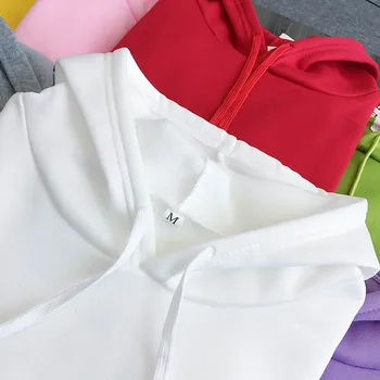 Harajuku Hoodie Moterims Gėlių Spausdinti Negabaritinių Marškinėlius 2020 M. Žiemą Šiltas Kišenėje Ilgomis Rankovėmis Su Gobtuvu Puloveriai Korėjos Streetwear