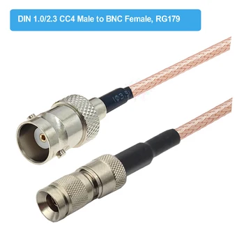 HD SDI Kabelį Tiesiai BNC moterį, Mini BNC DIN 1.0/2.3 CC4 Vyrų RG179 Galiuku 75 Ohm už Blackmagic HyperDeck Shuttle