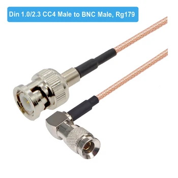 HD SDI Kabelį Tiesiai BNC moterį, Mini BNC DIN 1.0/2.3 CC4 Vyrų RG179 Galiuku 75 Ohm už Blackmagic HyperDeck Shuttle
