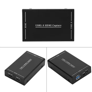 HDMI USB 3.0 Filmavimo Vaizdo įrašai fotografavimas Lauke Vienas-mygtukas Įrašymo Lange Diktofonas Adapteris window7 8 10 Kompiuterių